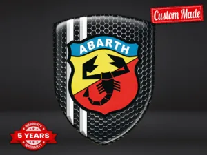 Fiat Abarth Design Adesivi Auto Resistenti Limitati Alta Qualità